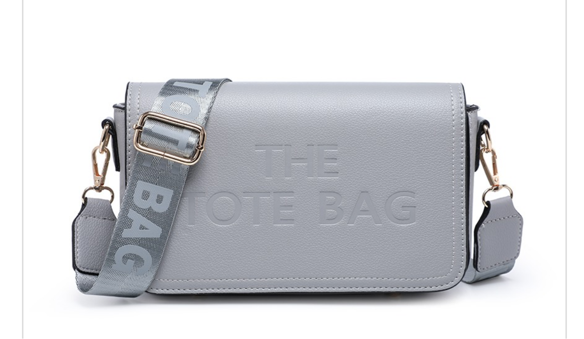 Grey ‘Tote’ crossbody bag