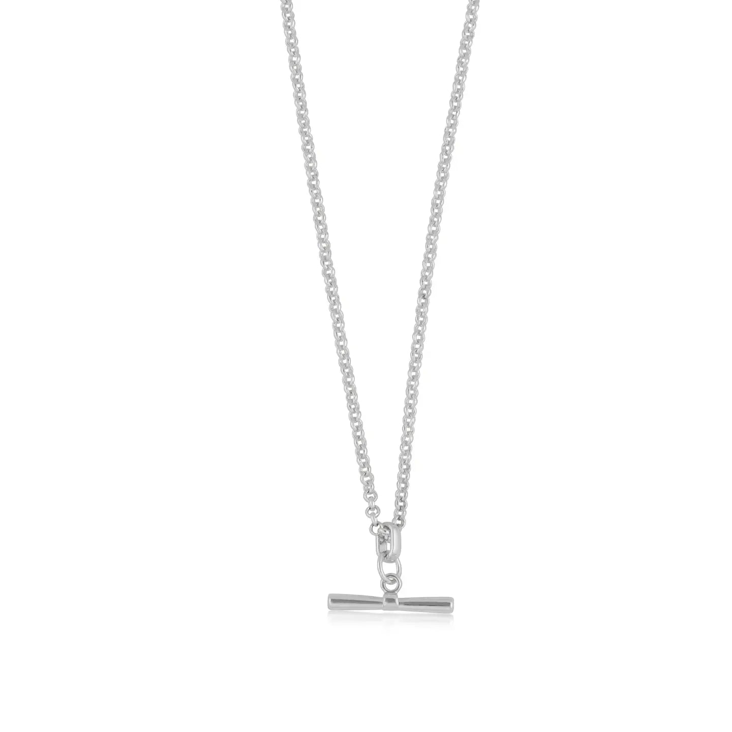 Silver T Bar necklace
