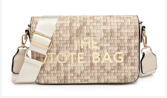 TOTE - inspired crossbody tote bag - cream