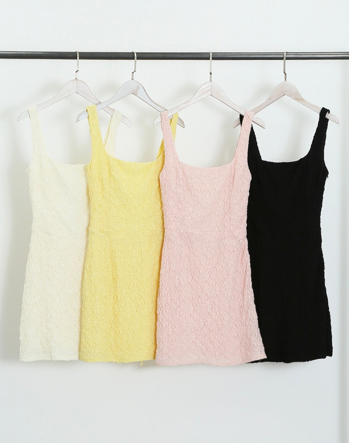 FREIDA soft jersey stretch corset Dress - lemon