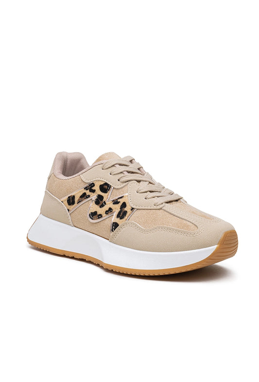 TINA inspired ‘N’ trainers - beige/leopard