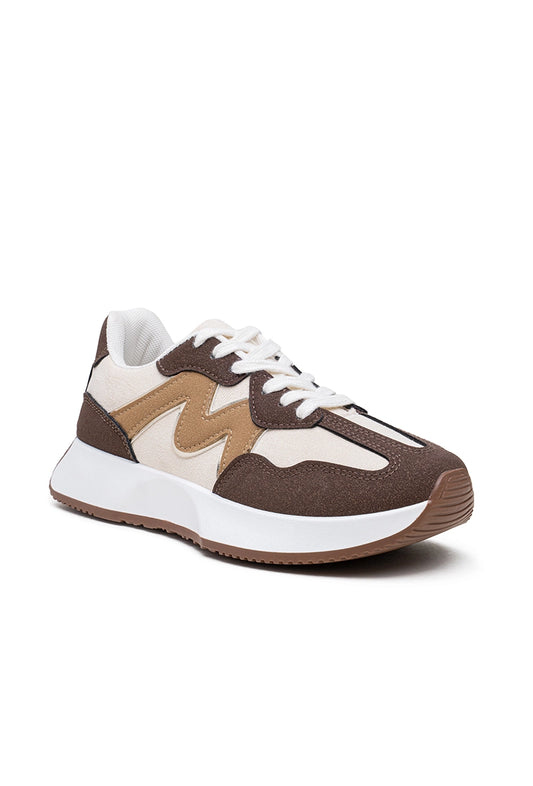 TINA inspired ‘N’ trainers - brown/beige